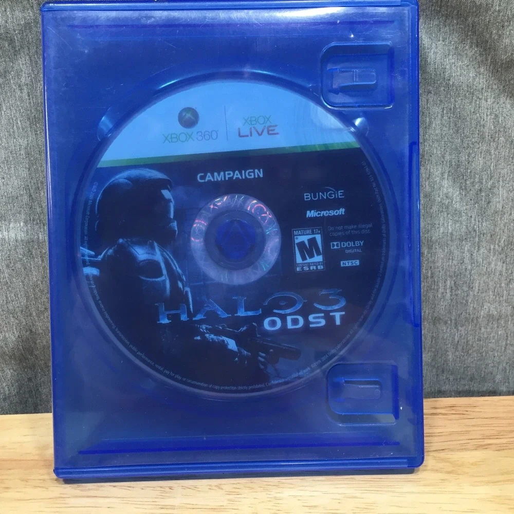 Halo 3 ODST Microsoft Xbox 360 Campaign Disc Only‎ Bungie FPS Video Game